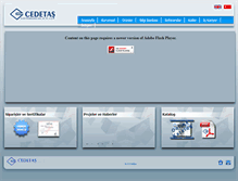 Tablet Screenshot of cedetasas.com.tr
